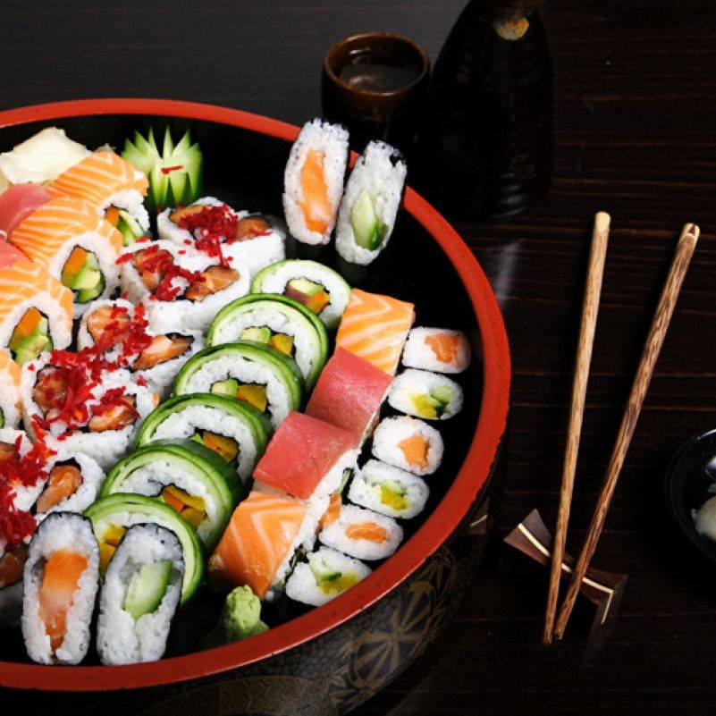 I love eating sushi!