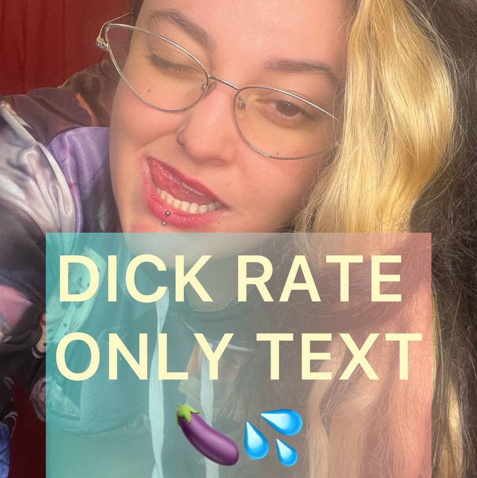 SIMPLE DICK RATE ONLY TEXT