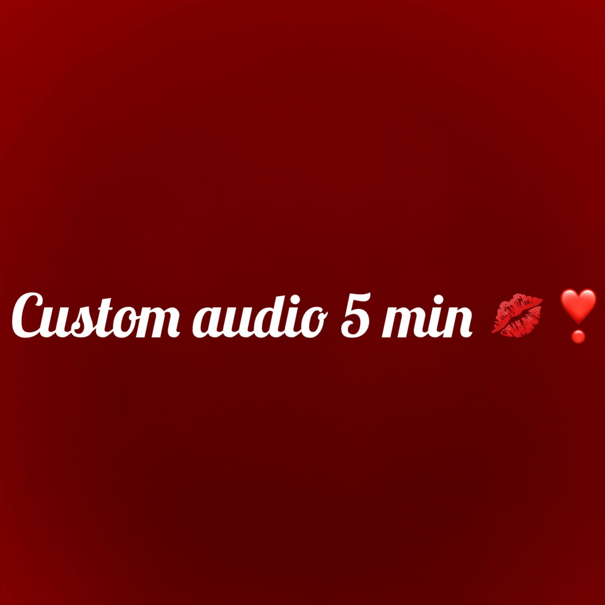 Audio personnalisé 5 minutes