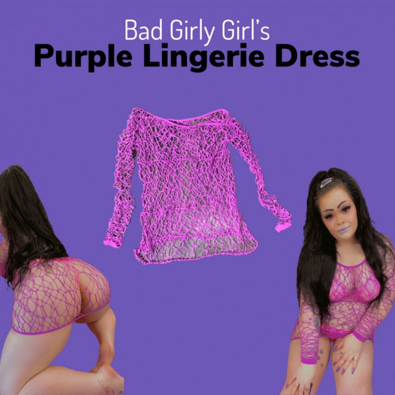 Purple Dress Lingerie