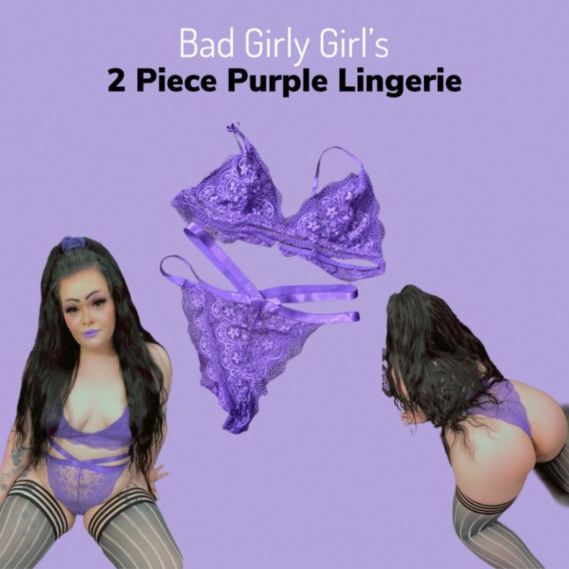 Purple Lingerie Set