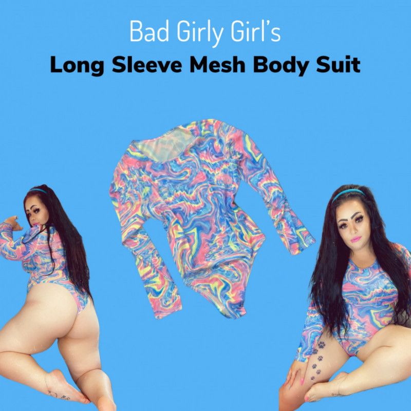 Long Sleeve Mesh Body Suit