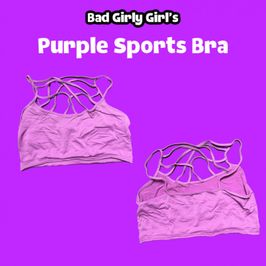 Purple Sports Bra