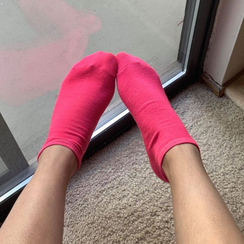 Hot Pink Ankle Socks