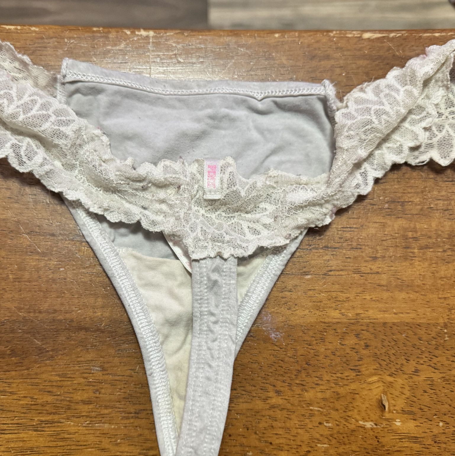 White thing panties