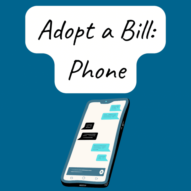 Adopt a Bill: Phone plan