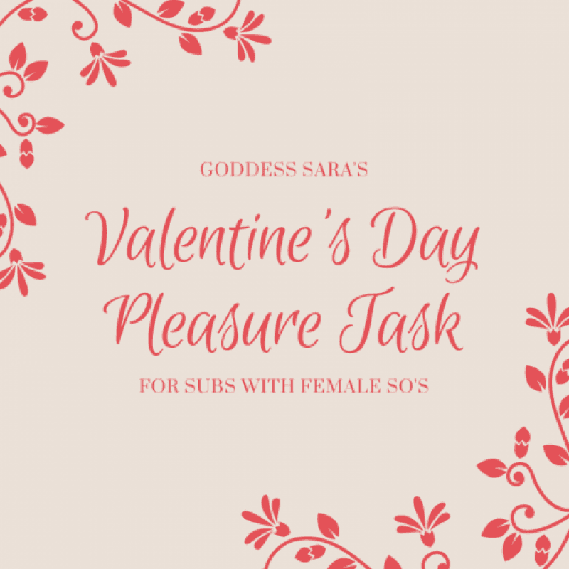 Valentines Day Pleasure Task