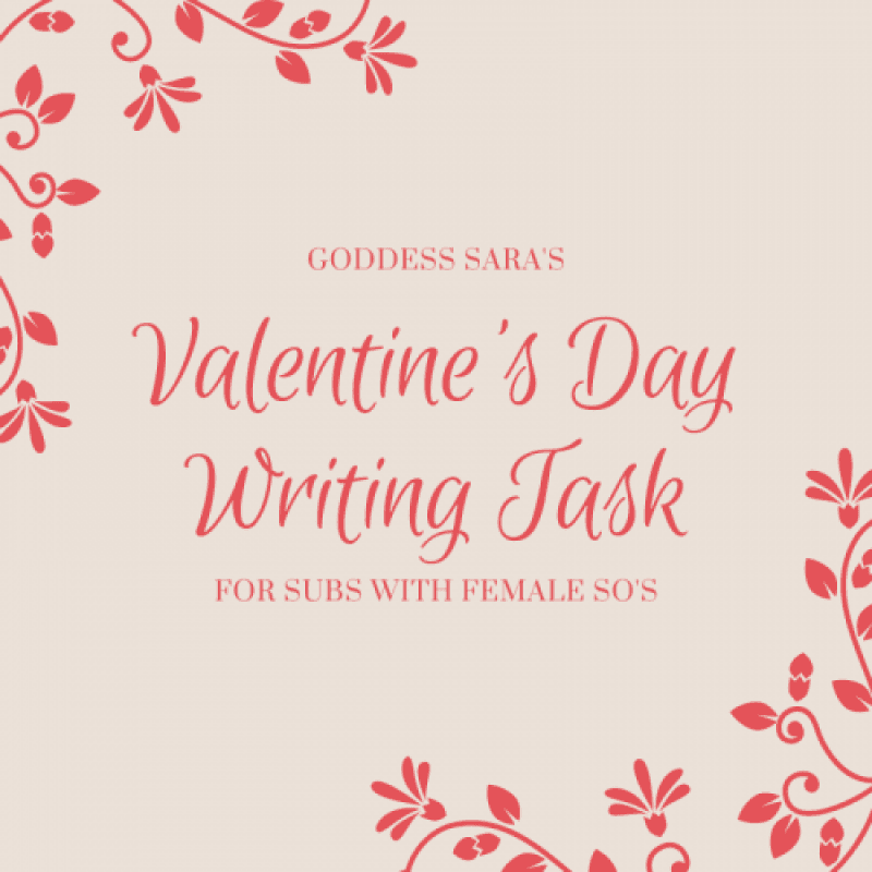 Valentines Day Writing Task