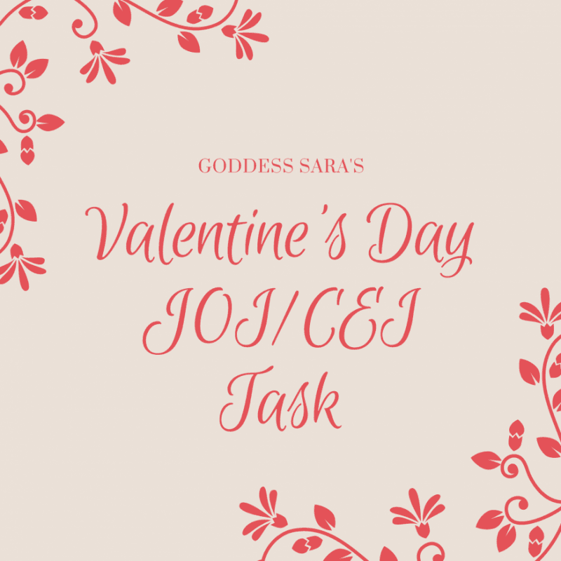 Valentines Day CBT and JOI Task