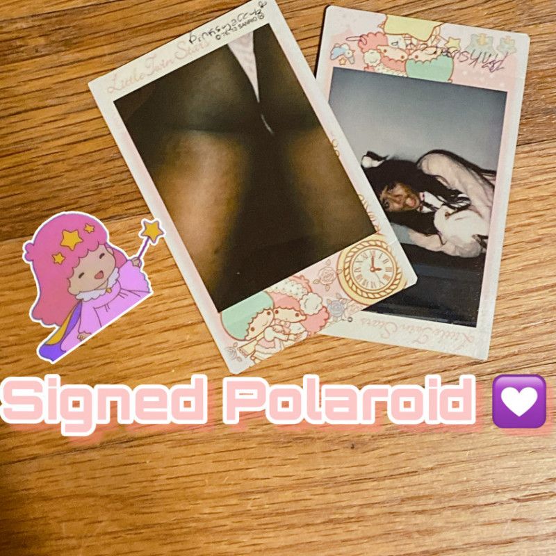 Signed Polaroid