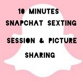 10 minute Snapchat Sexting with pictures