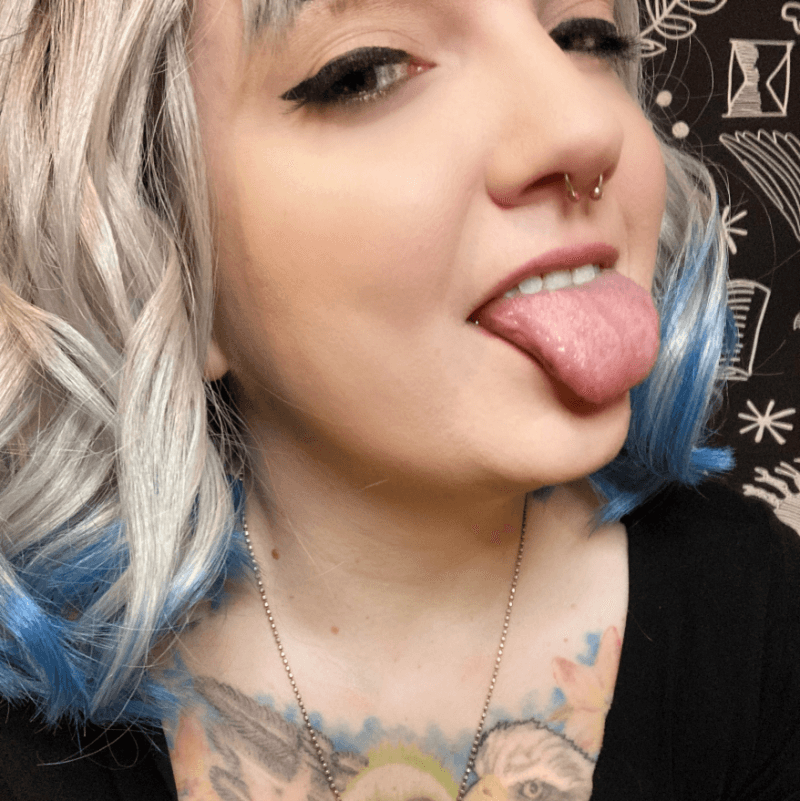 Blue and Silver Hair