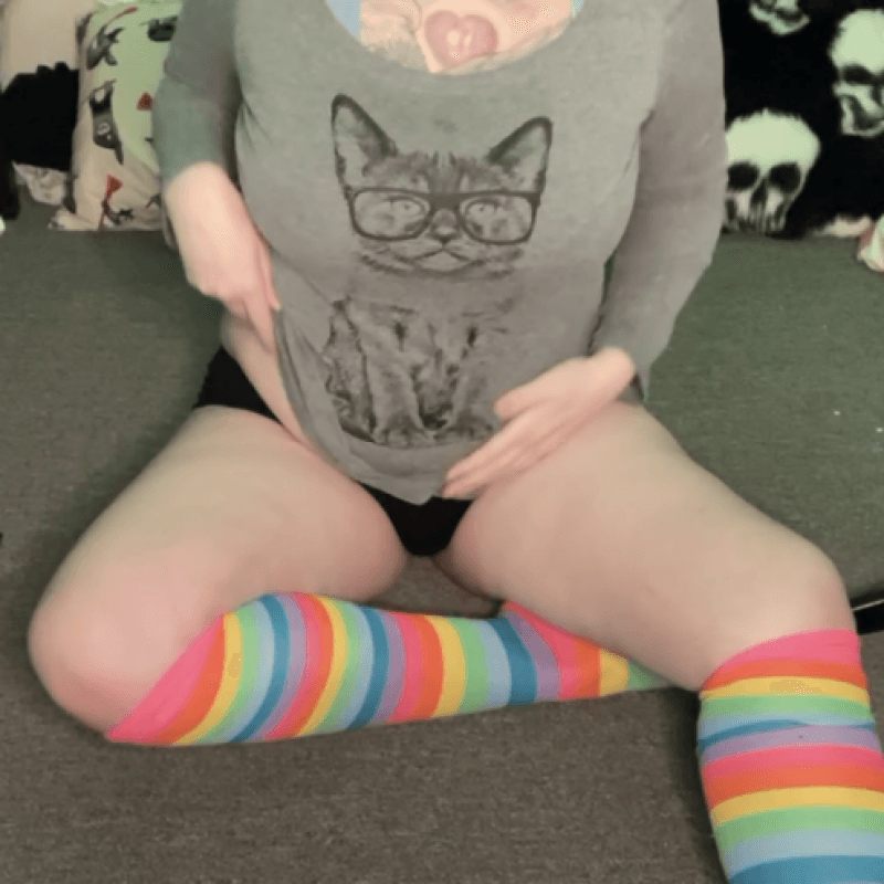 Rainbow Socks Wax Play Photo Set