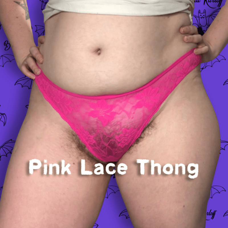 Pink Lace Thong