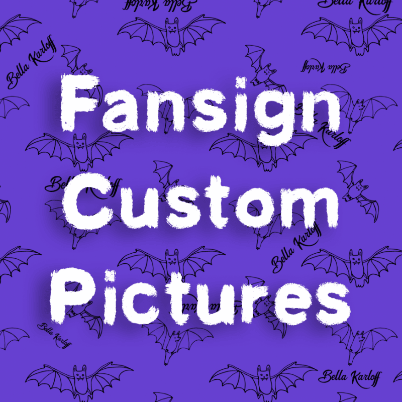 Fan Sign Custom Pictures