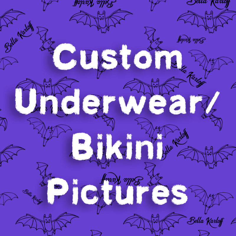 Custom Underwear or Bikini Pictures