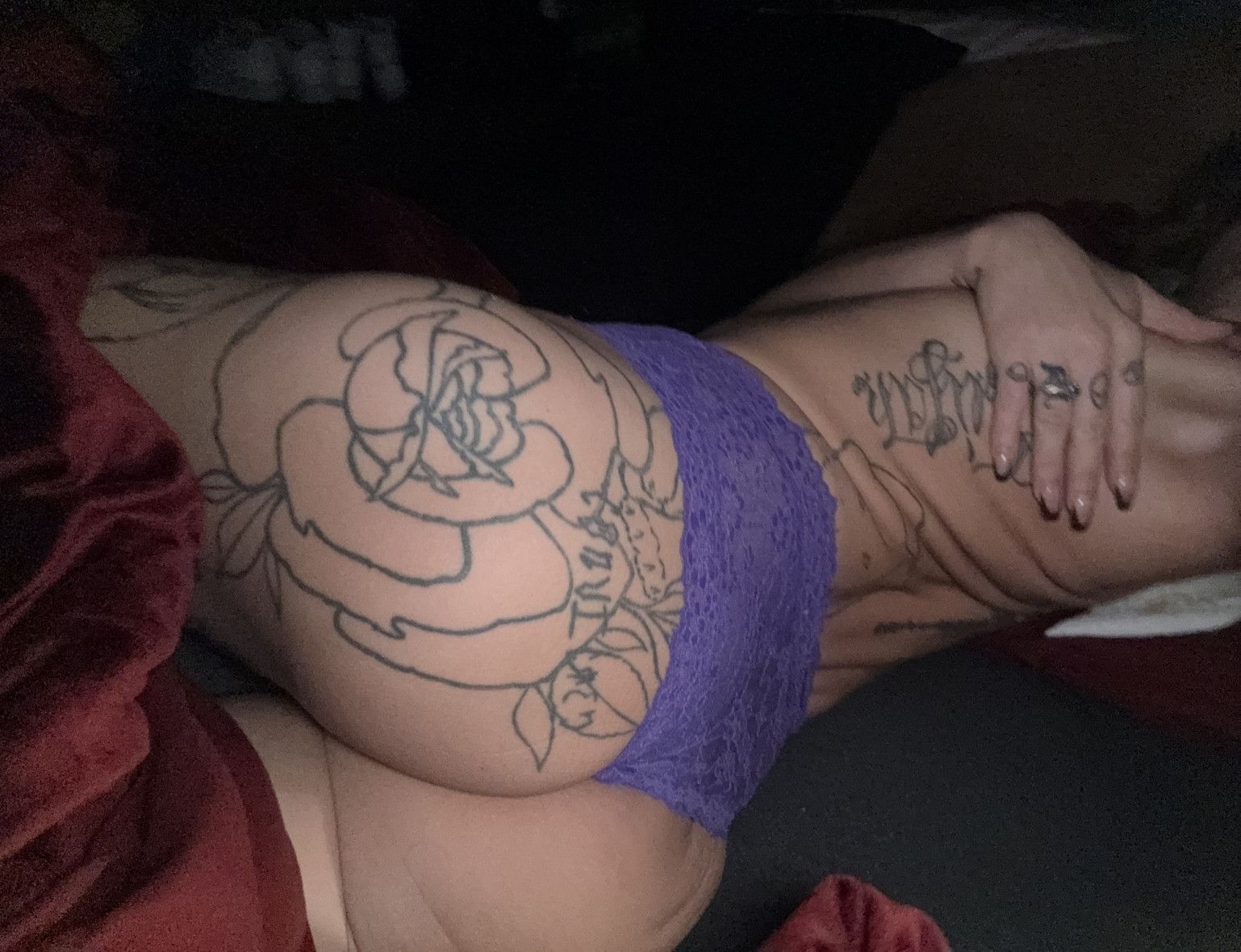 Purple Lacey panties