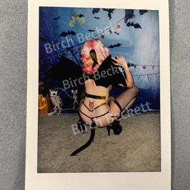 One of a Kind Halloween Polaroid photo