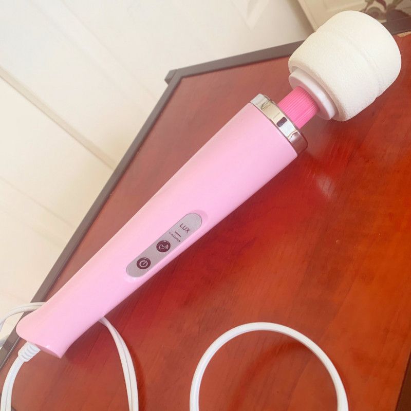 Used Pink Wand Vibrator