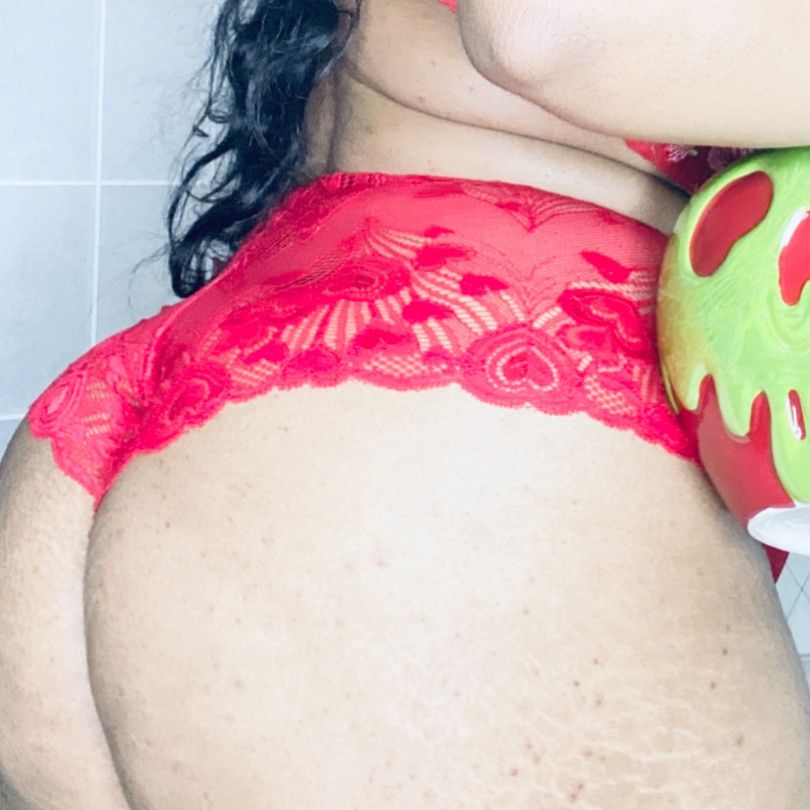 Red Valentines Lacey Panty