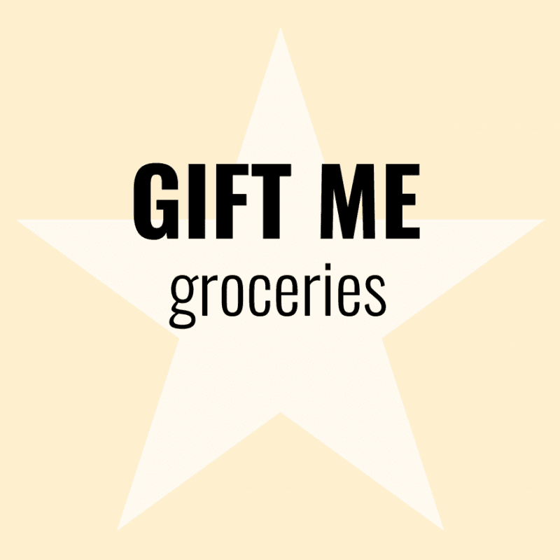 GIFT ME: groceries