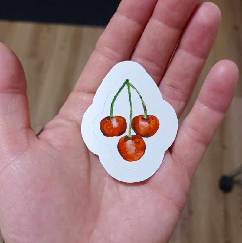 Cherries Sticker