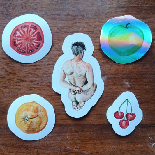 Soft Fruit Sticker Pack