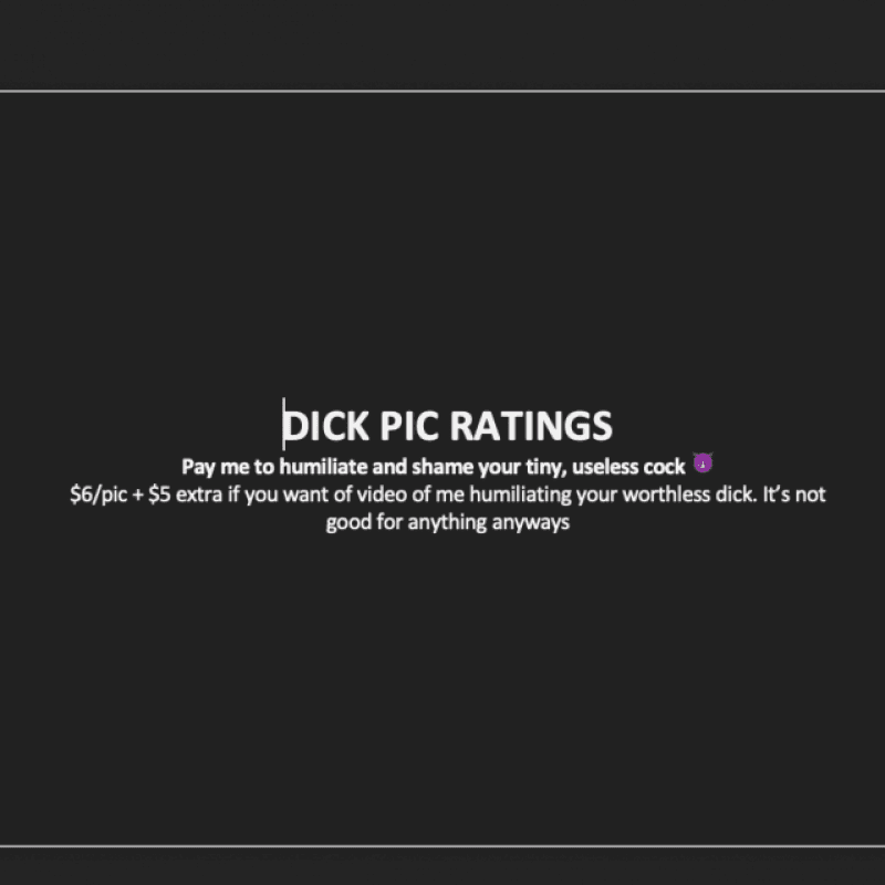 Dick Pic Ratings