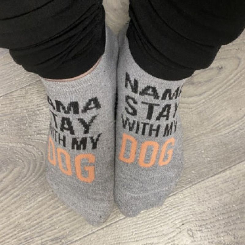 Well Worn Nama Stay With My Dog Socks