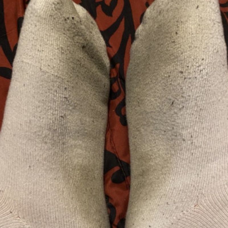 48hr Worn White Ankle Socks