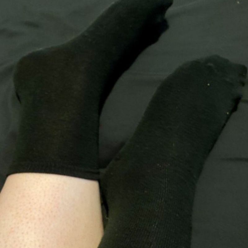 Well Worn Black Dress Socks