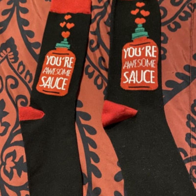 Youre Awesome Sauce Tube Socks