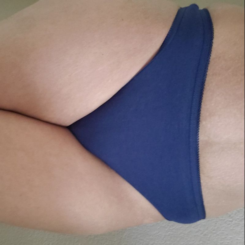 Navy Blue Thong