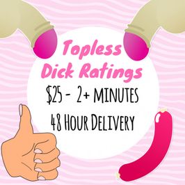 Custom TOPLESS Cock Rating Video