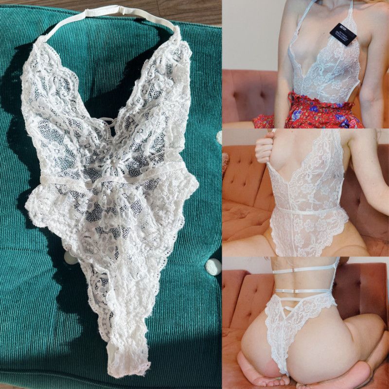 Worn White Lace Teddy