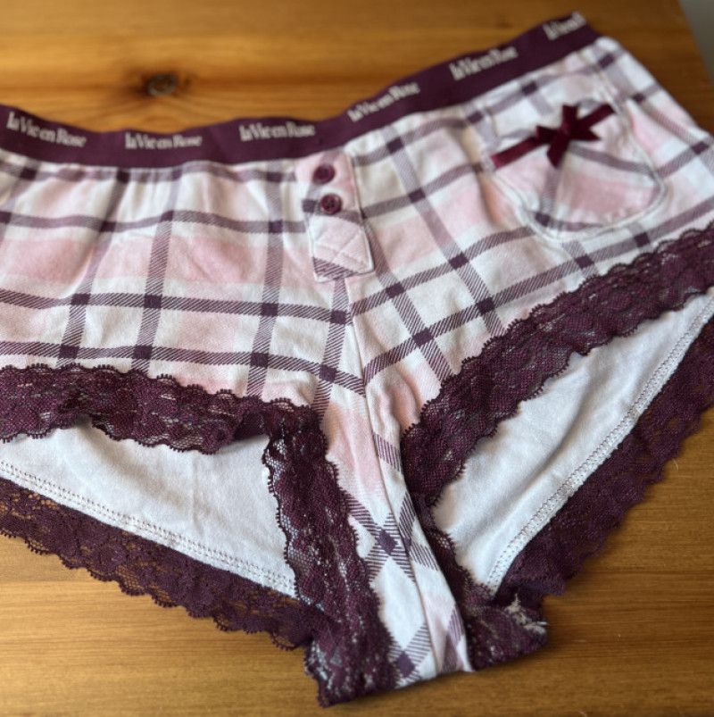 La Vie en Rose Purple and Pink Boyshorts