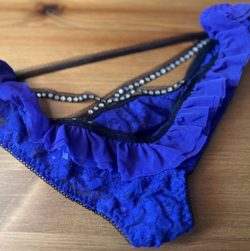 La Senza Purple Lace Luxury Panties