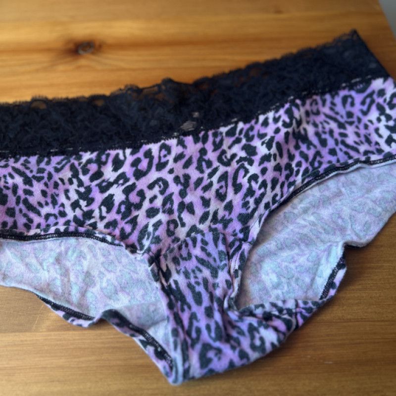 La Senza Purple Leopard Print Panties