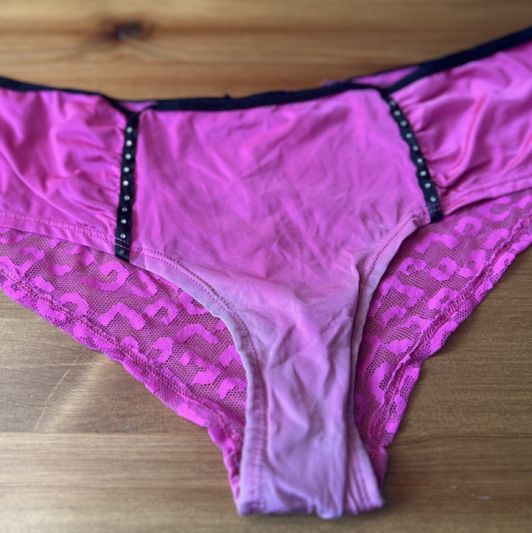 La Senza soft pink Leopard lace panties