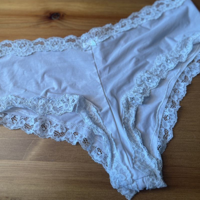 La Vie en Rose Silky White Lace Panties