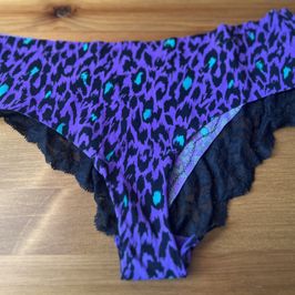 La Senza Silky Purple Leopard panties