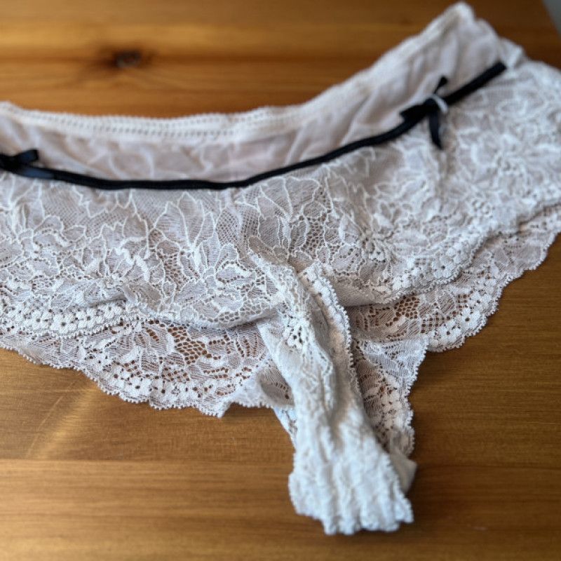 La Senza White Lace Panties