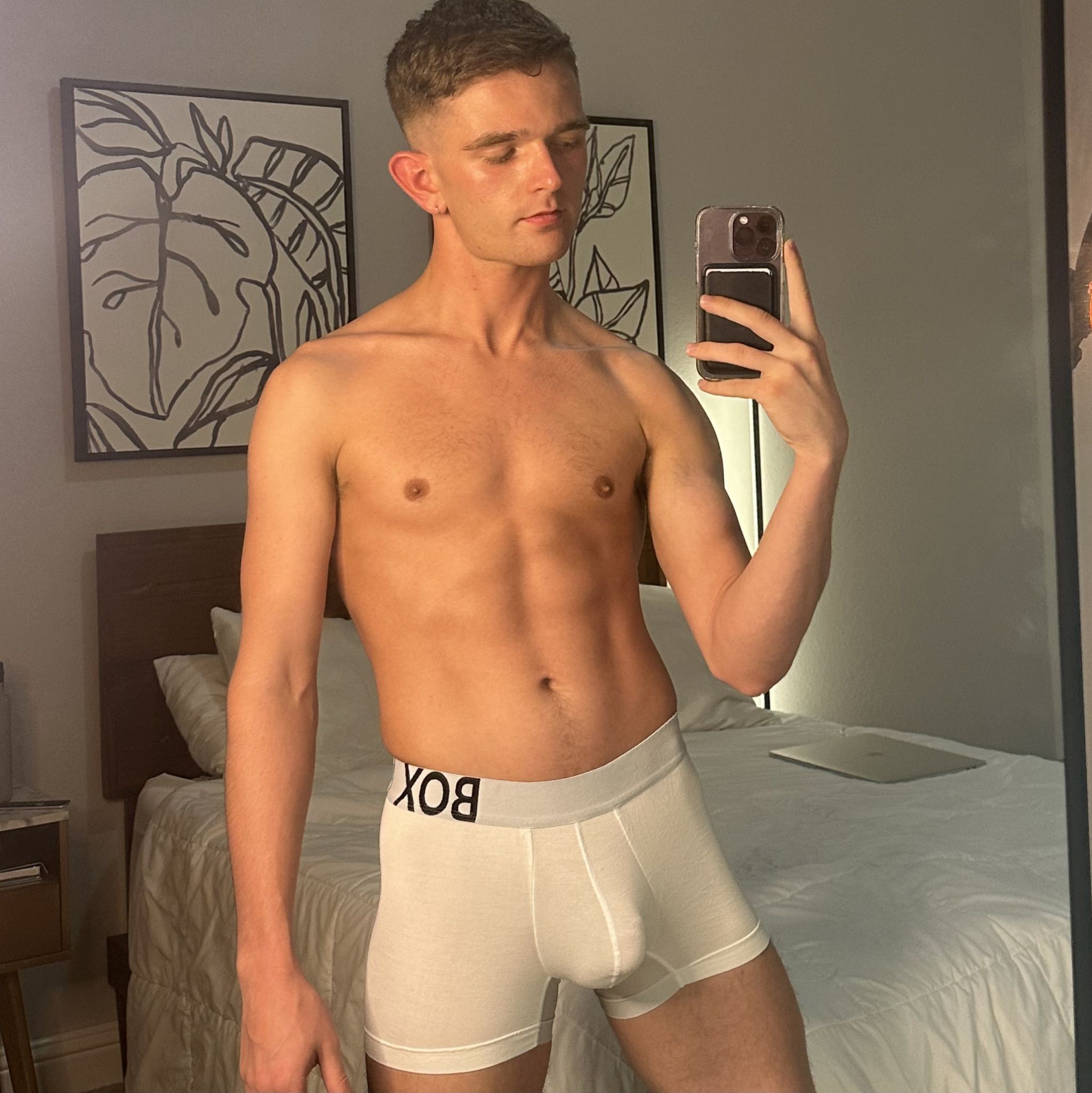 BOX White Boxer Briefs