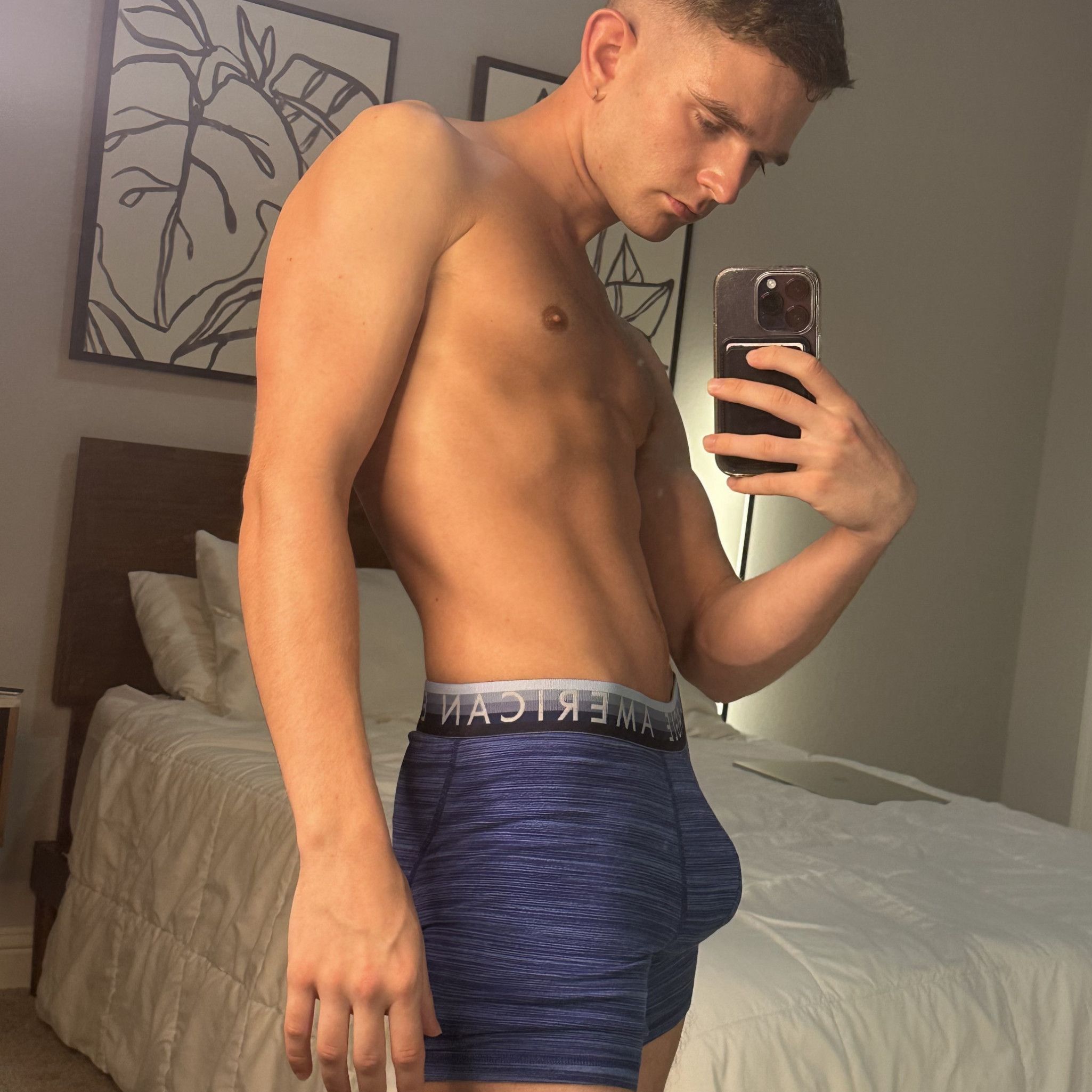 American Eagle Blue Boxer Briefs