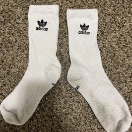 Adidas White Crew Sock