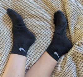 Sweaty gym socks