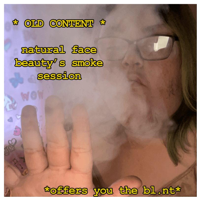 natural faced interactive smoke session