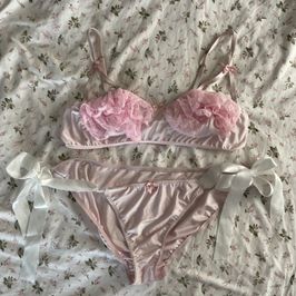 extremely worn lingerie set