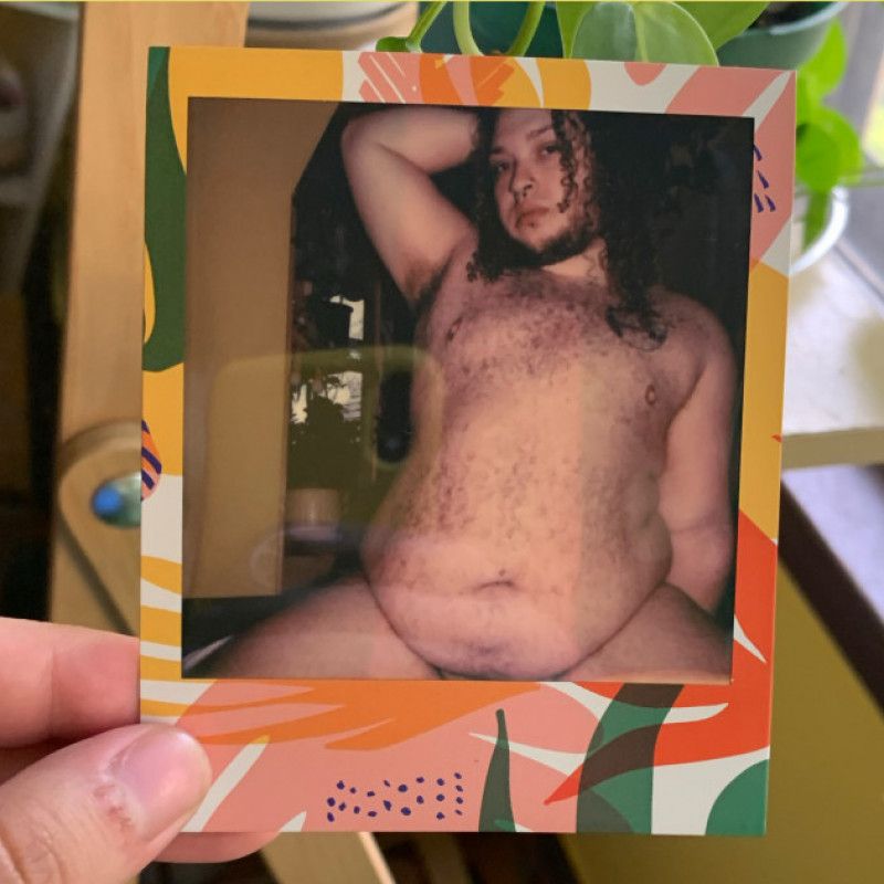 Signed Nude Polaroid