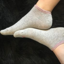 Gray Sporty Socks